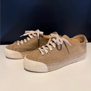 Wrap London Tan Suede Espadrille